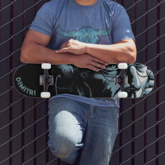 Noir kall krig era spionkonst mini skateboard bräda 18,5 cm