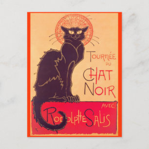 Noir-kort för Chatta Vykort