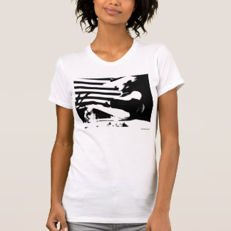 Noir kvinnatank t-shirt