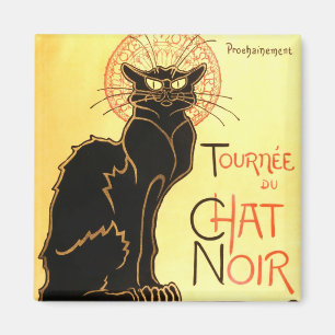 Noir Le-chatta, original- affischtavla Magnet