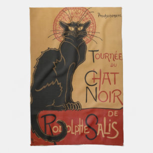 Noir Le-chatta - Steinlen Kökshandduk