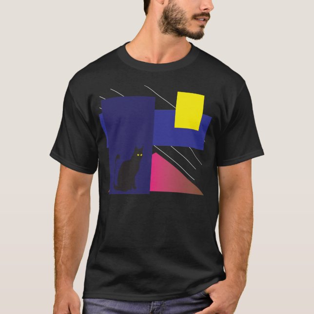 Noir Le-chatta T-shirt (Framsida)