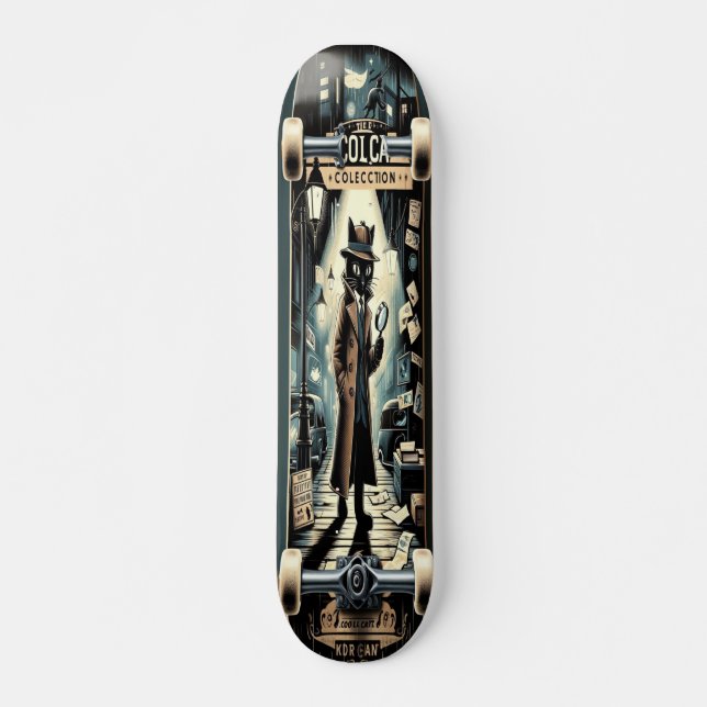 Noir Mystique Mini Skateboard Bräda 18,5 Cm (Framsida)