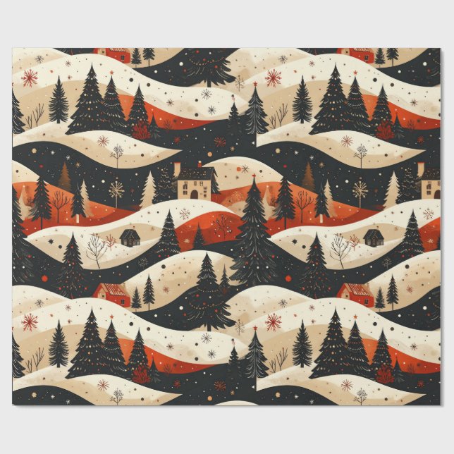 Noir Noël - Hem Presentpapper (Platt)