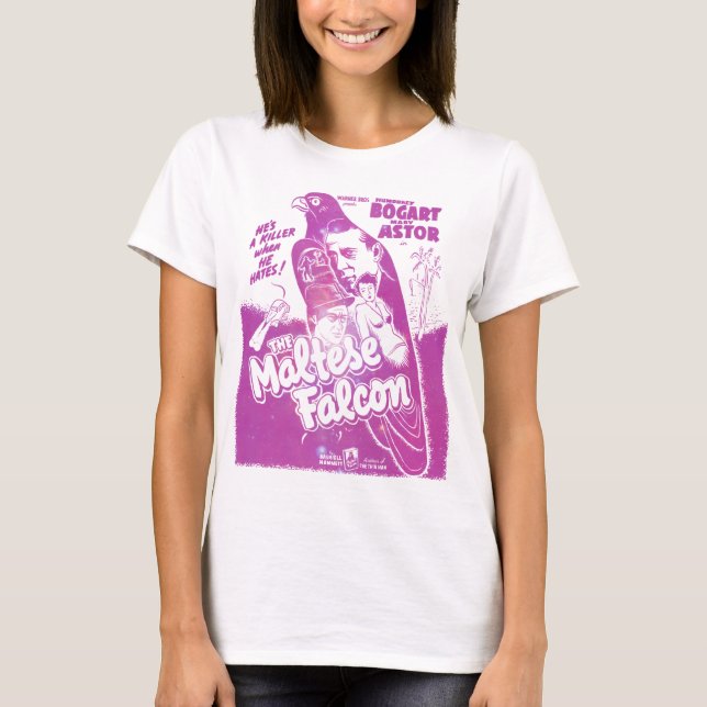 Noir pastell: Maltesisk falk T Shirt (Framsida)