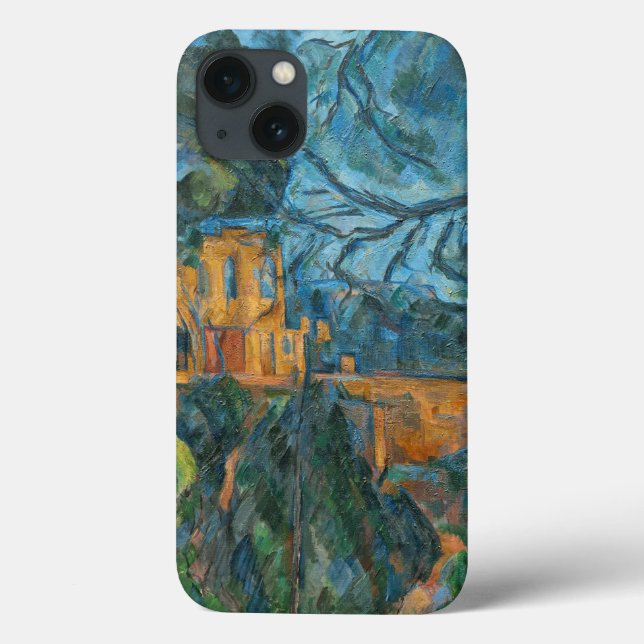Noir Paul Cezanne | Chateau, 1900-04 (olja på (Baksida)