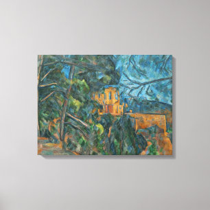 Noir Paul Cezanne Chateau, 1900-04 (olja på Canvastryck