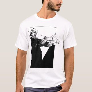 Noir utslagsplats för jägare t shirt