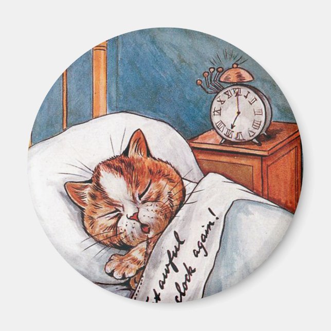 Noisy Alarm Clock, Louis Wain Magnet (Framsidan)