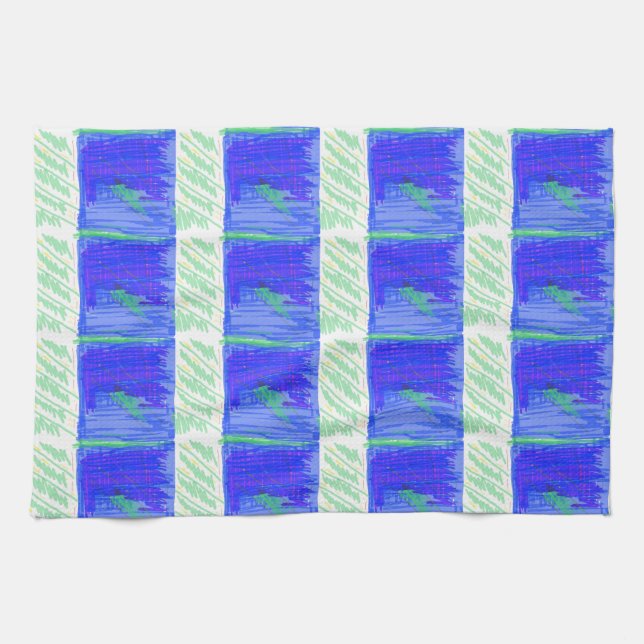 Noisy Nautical Theme Kitchen Towel Kökshandduk (Horisontell)