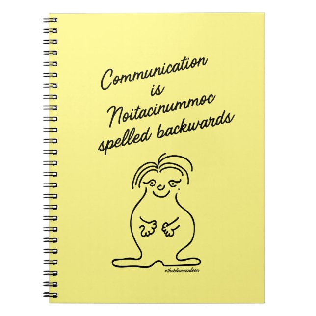 Noitacinummoc Anteckningsbok (Framsidan)