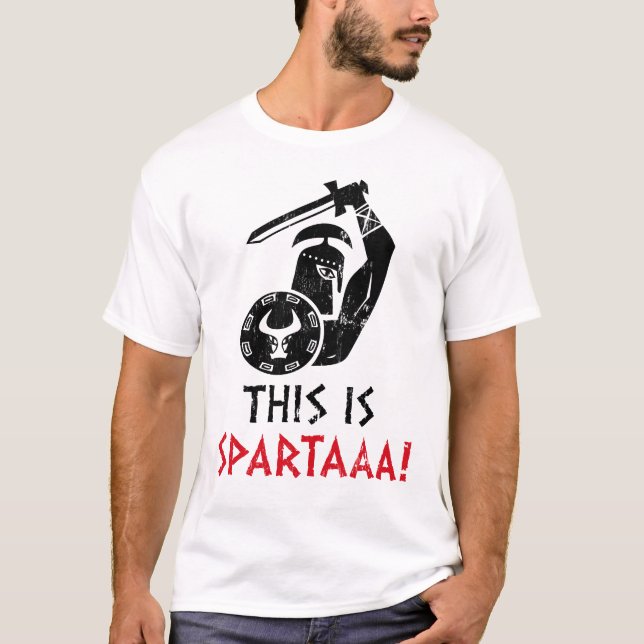nojan detta är sparta tee shirt (Framsida)