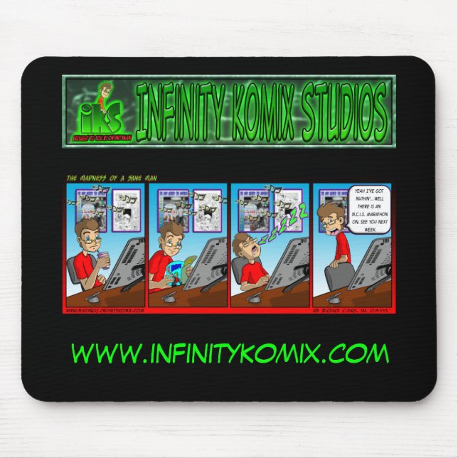 Nojan fick jag Nuthin, Infnity Komix lagerlogotyp… Musmatta (Framsidan)