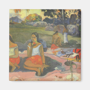 Nöjd dåsighet av Paul Gauguin, Vintage Art Magnet