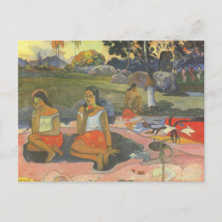 Nöjd dåsighet av Paul Gauguin, Vintage Art Vykort