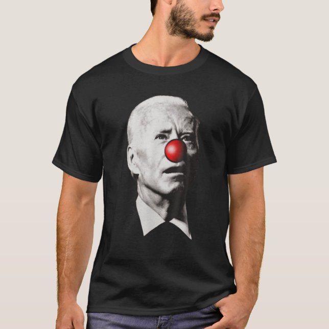 Nöjd show Joe Funny Joe Biden är ett demokratiskt  T Shirt (Framsida)