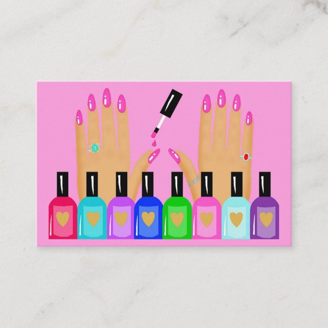 Nöjde det! Salon Visitkort (Framsida)