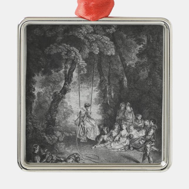 Nöjena av sommaren julgransprydnad metall (Framsidan)