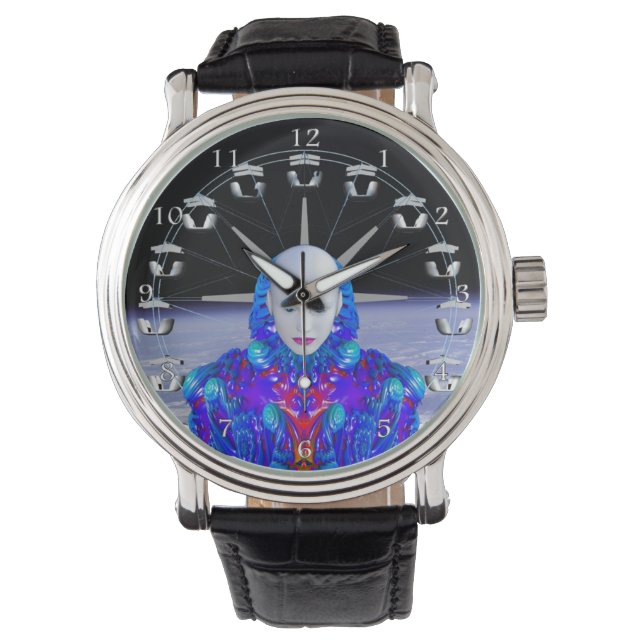 Nöjesfält i rymden armbandsur (Framsida)