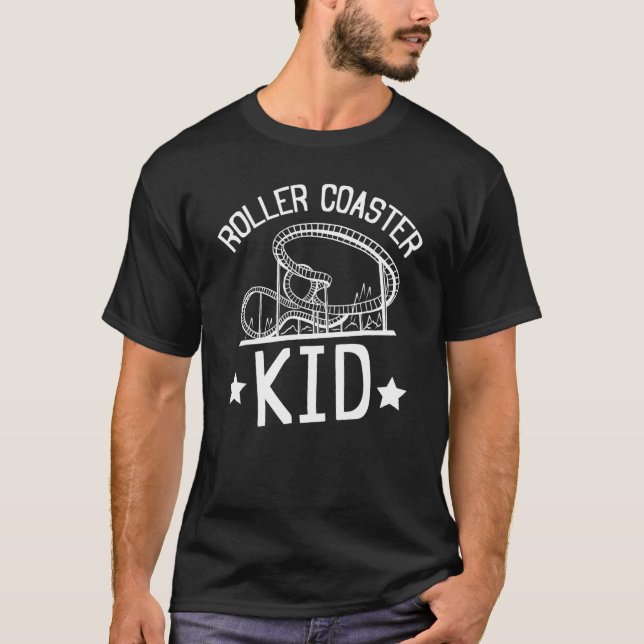 Nöjespark Barn     Karneval Rulltrappa Ki T Shirt (Framsida)