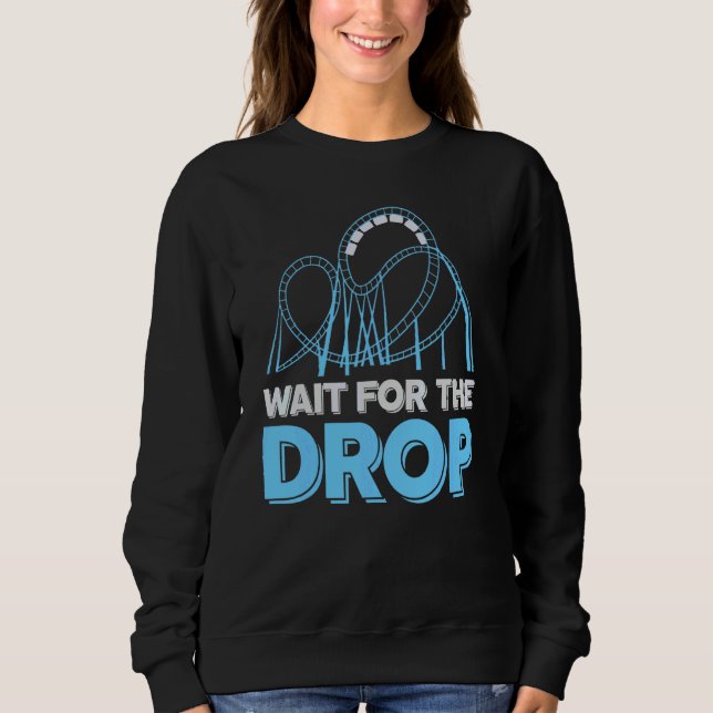 Nöjespark Berg-och-dalbana     Vänta på dro T Shirt (Framsida)