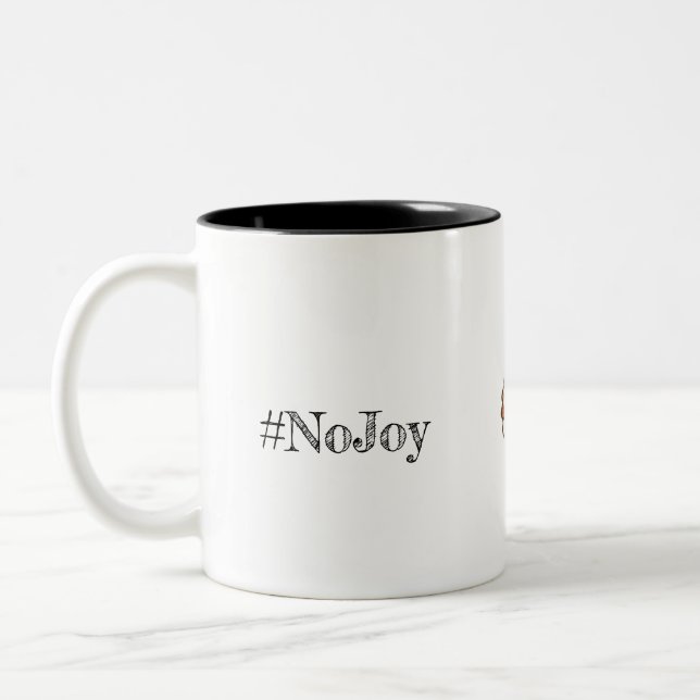 #NoJoy Två-Tonad Mugg (Vänster)