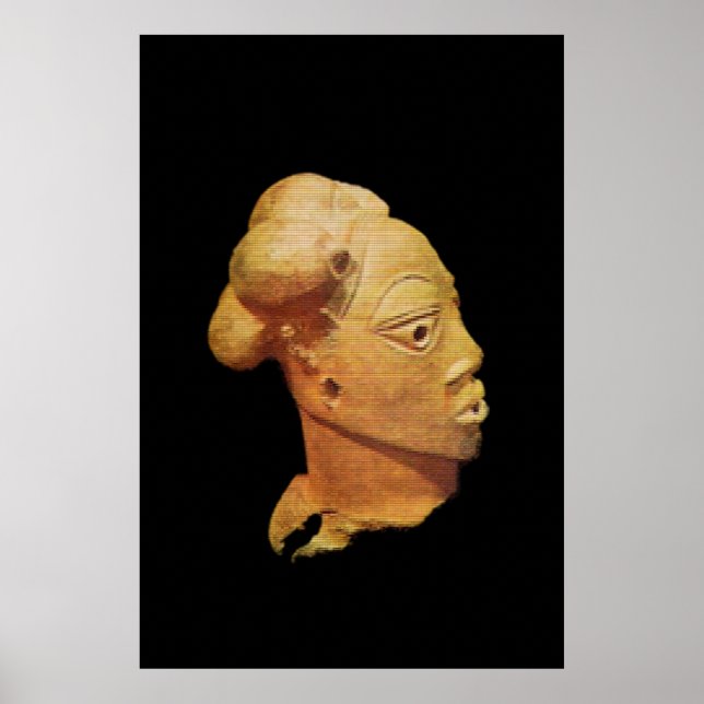 NOK HEAD (TERRACOTTA) POSTER (Framsidan)