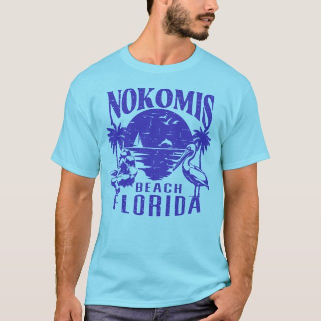 Nokomis Beach Florida Shirt T (Framsida)