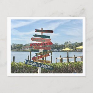 Nokomis Florida-strand Vykort