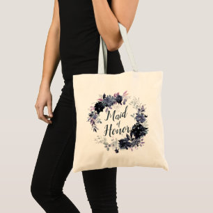 Nokvändning Blommigt Maid of honor Tygkasse