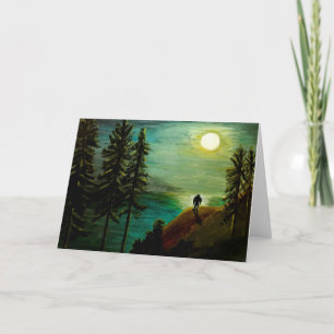 Nokvändskapelse - Bigfoot, Sasquatch Art Kort