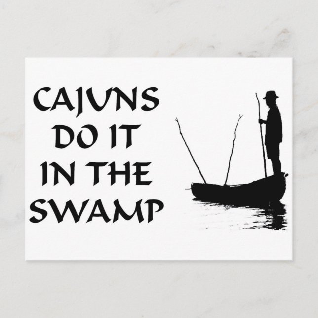 NOLA CAJUNS GÖR DET I TRÄSK VYKORT (Framsida)