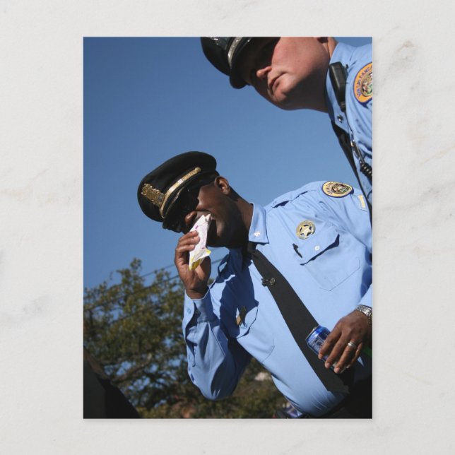 NOLA CopsPostcard Vykort (Framsida)