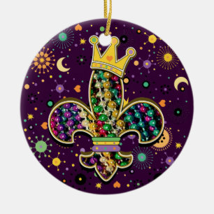 NOLA Dat Fleur de är pärlor Julgransprydnad Keramik