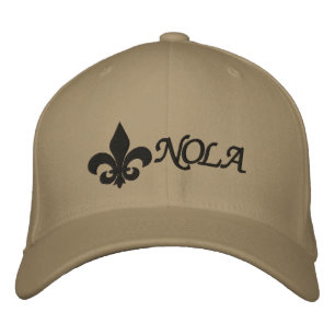 NOLA Fleur De Lis Broderad Keps