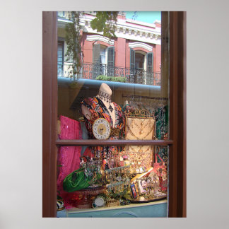 NOLA-fönsterreflektion Poster