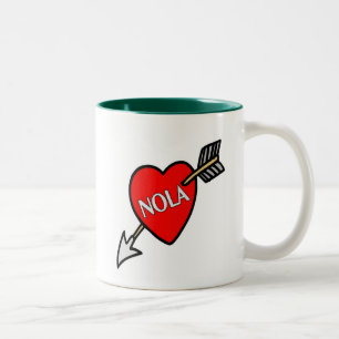 NOLa Heart Två-Tonad Mugg