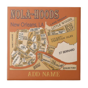 Nola-Huva Karta Kakelplatta