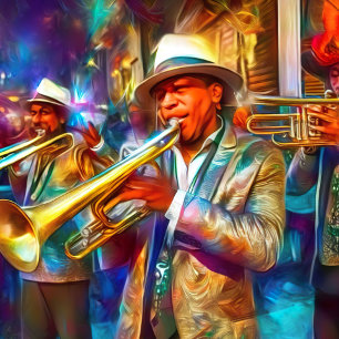 NOLA JAZZ FEST VYKORT