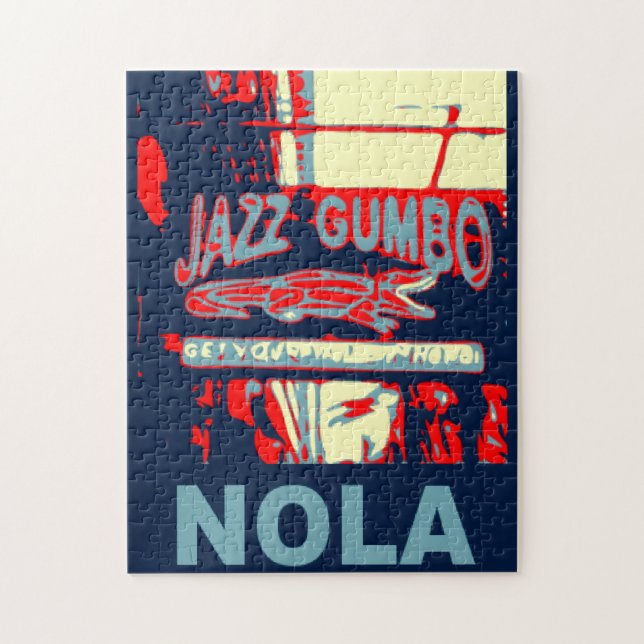 NOLA Jazz Gumbo Pussel (Vertikal)