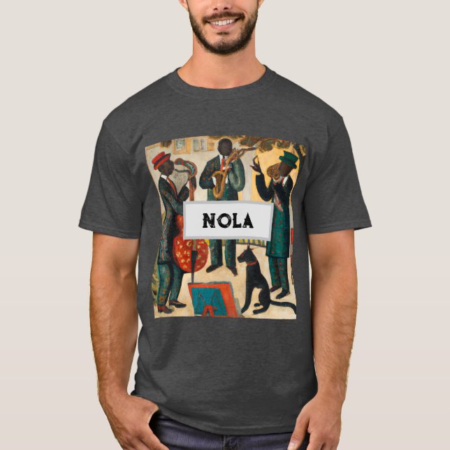 Nola Jazz Trio 2 T Shirt (Framsida)