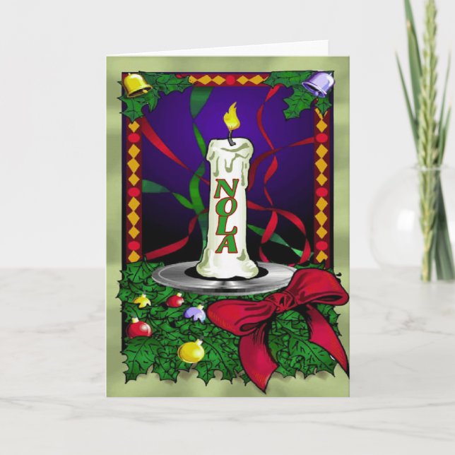 NOLa julkort Helgkort (Framsida)