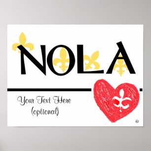 NOLA kärlekde Lis affisch