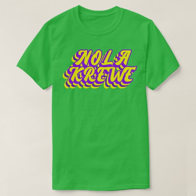 NOLA KREWE NEW ORLEANS TShirt T Shirt (Design framsida)