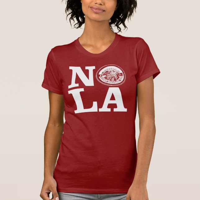 NOLA med mätskydd Tee Shirt (Framsida)