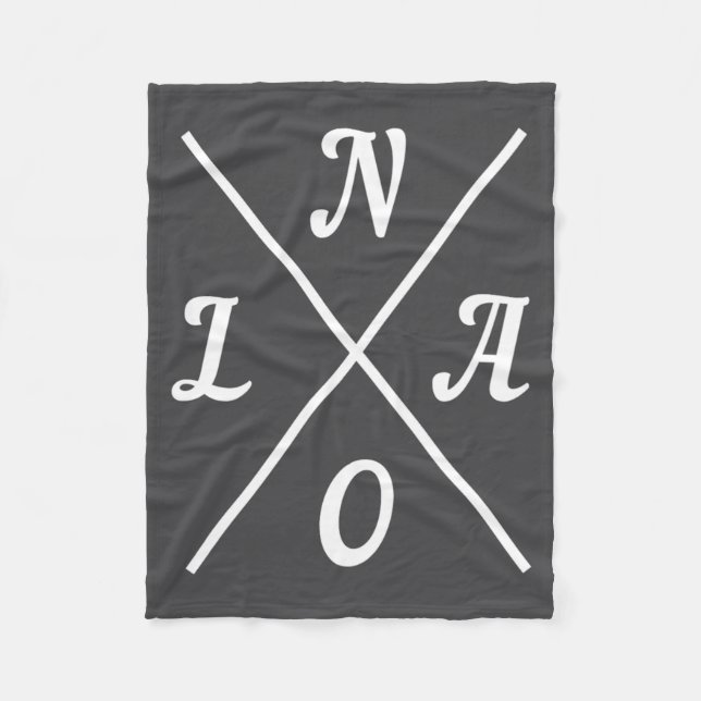 Nola New Orleans Louisiana United States _1  Fleecefilt (Framsidan)