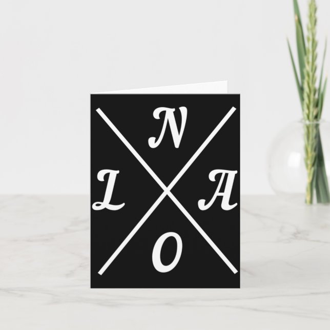 Nola New Orleans Louisiana United States  Kort (Framsida)