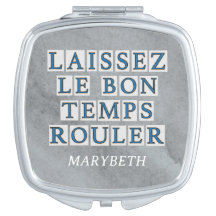 NOLA New Orleans Street Tiles Compact Spegel