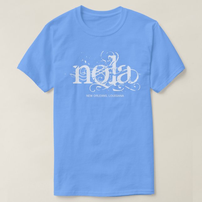 NOLA New Orleans TShirt T Shirt (Design framsida)