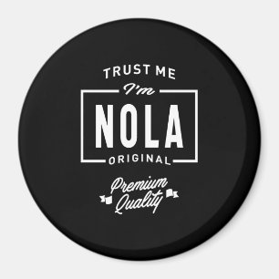 Nola Personlig Namn Birthday Magnet